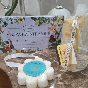 SPA - Spongelle Beach Grass, Burt's Bees Hand Repair Kit, Blriet Shower Steamer